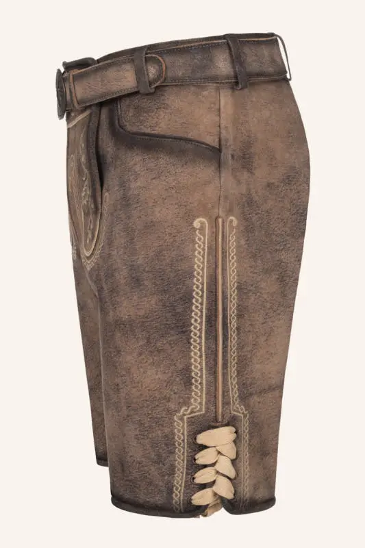 Lederhose Magnus mit Gürtel – Bild 4
