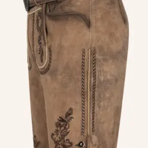 Lederhose Devian mit Gürtel – Bild 4