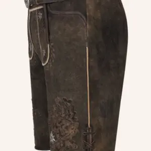 Lederhose Leny mit Gürtel – Bild 4