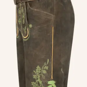 Lederhose Cassius mit Gürtel – Bild 4