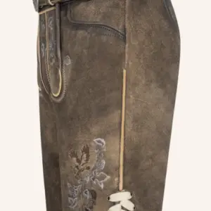 Lederhose Ulli mit Gürtel – Bild 4
