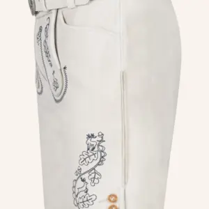 Lederhose Samuele mit Gürtel – Bild 4