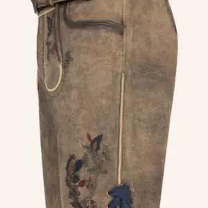 Lederhose Emil mit Gürtel – Bild 4