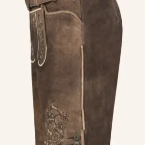 Lederhose Mischa mit Gürtel – Bild 4