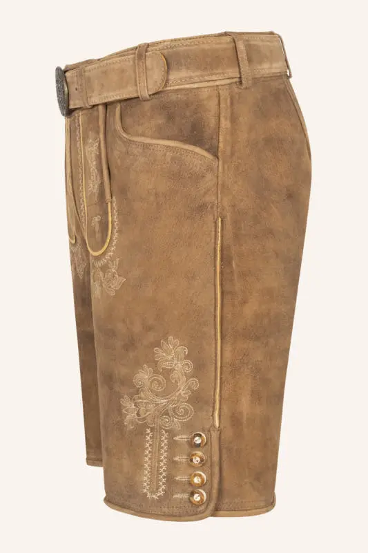 Lederhose Roberto mit Gürtel – Bild 4
