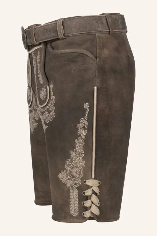 Lederhose Olias mit Gürtel – Bild 4