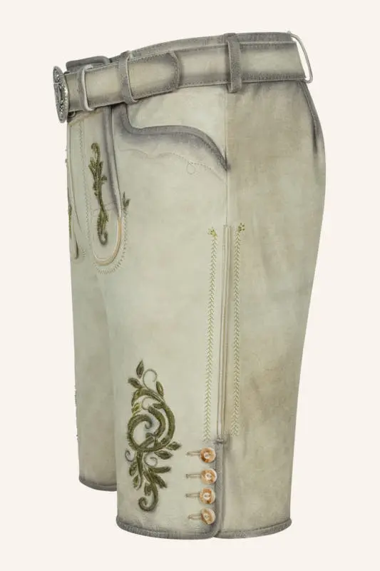 Lederhose Maurus mit Gürtel – Bild 4