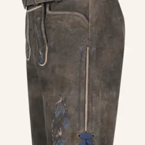 Lederhose Vasili mit Gürtel – Bild 4
