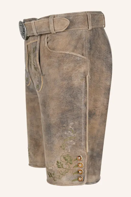 Lederhose Arthas mit Gürtel – Bild 4