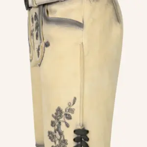 Lederhose Nolan mit Gürtel – Bild 4