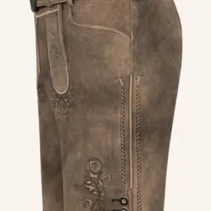 Lederhose Ralph mit Gürtel – Bild 4