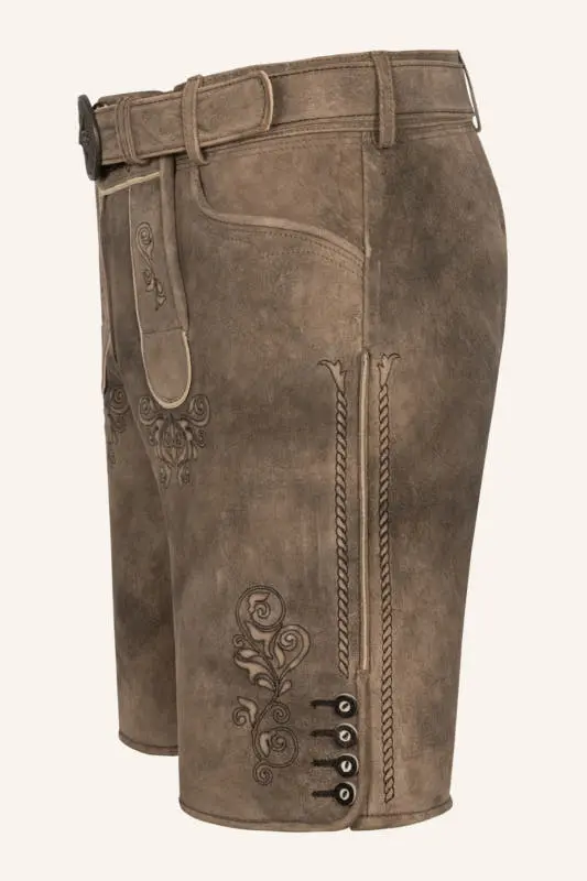 Lederhose Ralph mit Gürtel – Bild 4