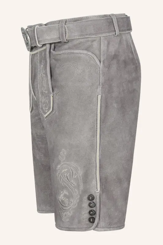 Lederhose Maik mit Gürtel – Bild 4