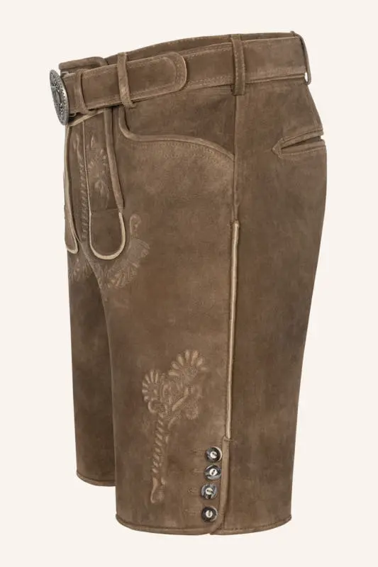 Lederhose Aric mit Gürtel – Bild 4