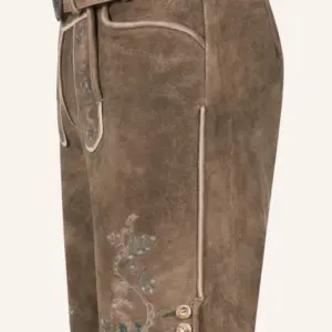 Lederhose Torin mit Gürtel – Bild 4