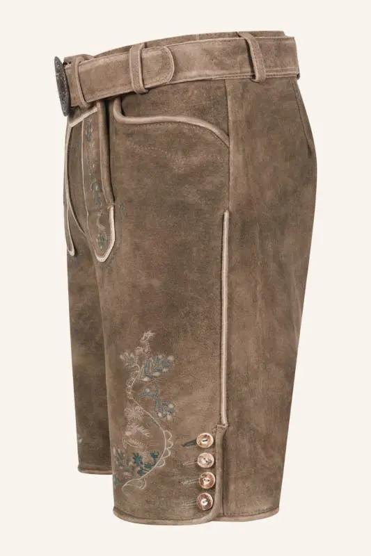 Lederhose Torin mit Gürtel – Bild 4