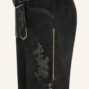 Lederhose Caelius mit Gürtel – Bild 4