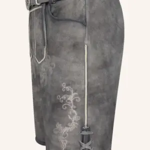Lederhose Torin mit Gürtel – Bild 4