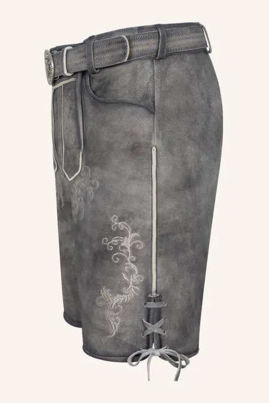 Lederhose Torin mit Gürtel – Bild 4