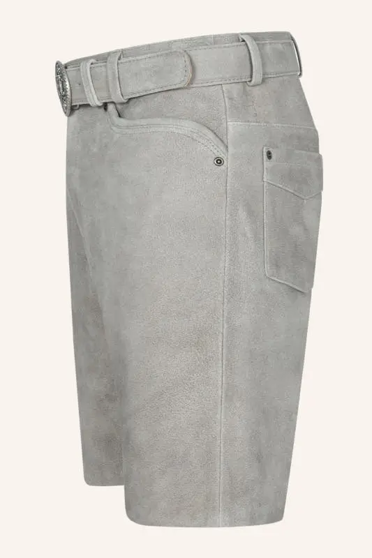 Lederhose Jari mit Gürtel – Bild 4