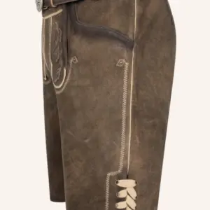Lederhose Werner mit Gürtel – Bild 4
