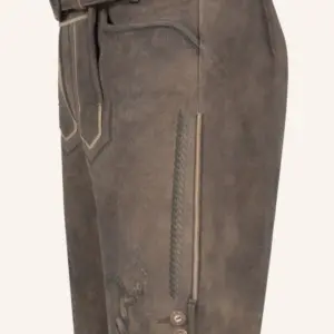 Lederhose Ilian mit Gürtel – Bild 4