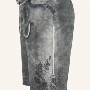 Lederhose Okko mit Gürtel – Bild 4
