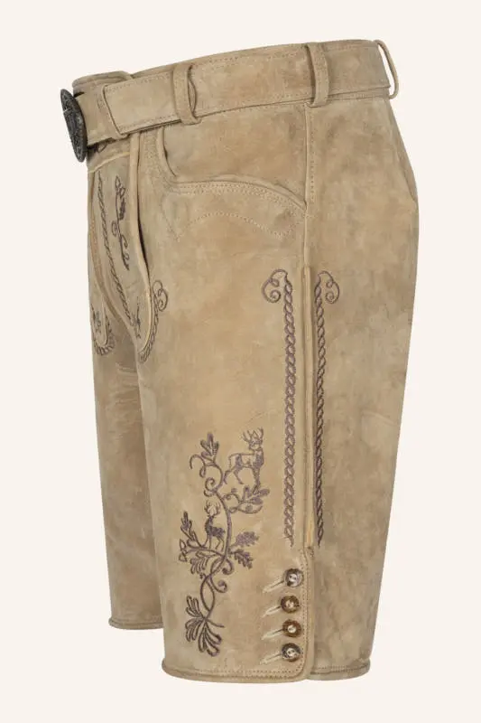 Lederhose Milian mit Gürtel – Bild 4