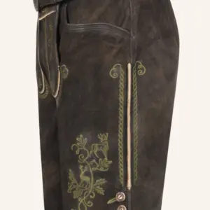 Lederhose Milian mit Gürtel – Bild 4