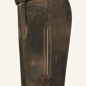 Lederhose Nikolas mit Gürtel – Bild 4