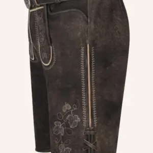 Lederhose Nikolas mit Gürtel – Bild 4