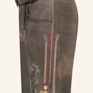 Lederhose Austria mit Gürtel – Bild 4