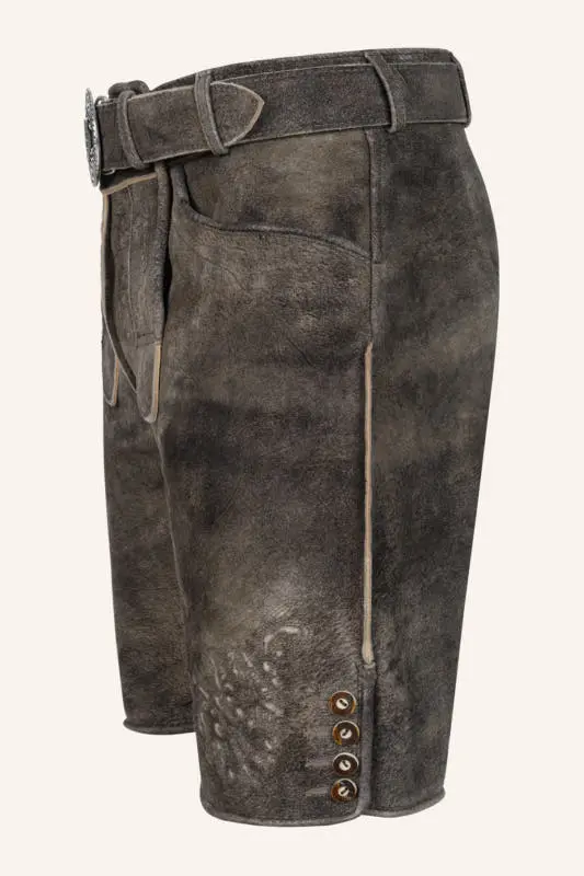 Lederhose Patrizio mit Gürtel – Bild 4