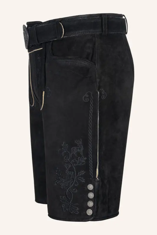 Lederhose Sylvar mit Gürtel – Bild 4