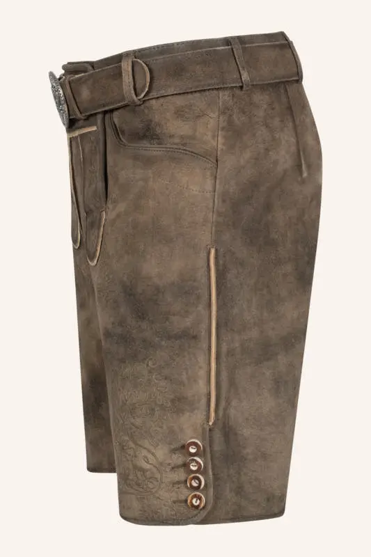Lederhose Denis mit Gürtel – Bild 4