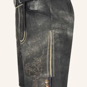 Lederhose Kieran mit Gürtel – Bild 4