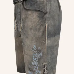 Lederhose Melo mit Gürtel – Bild 4