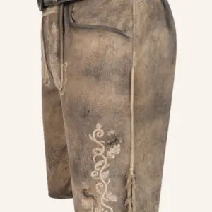 Lederhose Melo mit Gürtel – Bild 4