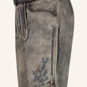 Lederhose Kaelion mit Gürtel – Bild 4