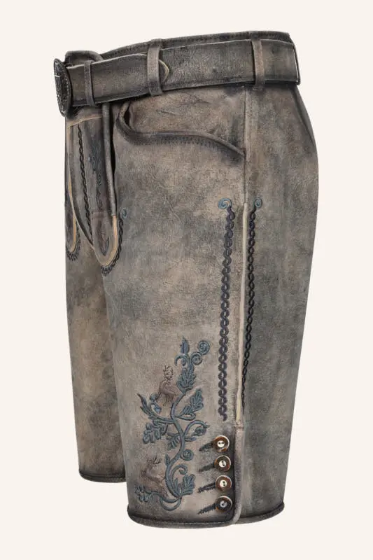 Lederhose Kaelion mit Gürtel – Bild 4