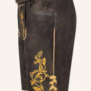 Lederhose Tilo mit Gürtel – Bild 4