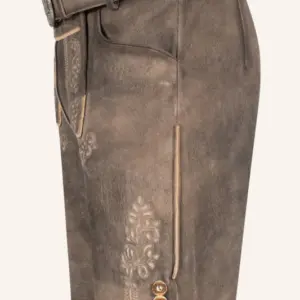 Lederhose Mailo mit Gürtel – Bild 4