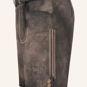 Lederhose Brody mit Gürtel – Bild 4