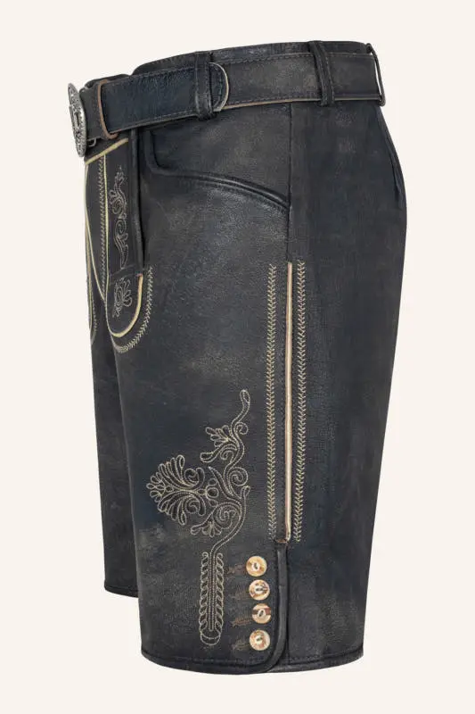 Lederhose Austin mit Gürtel – Bild 4