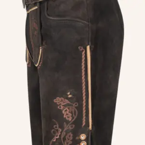 Lederhose Terence mit Gürtel – Bild 4