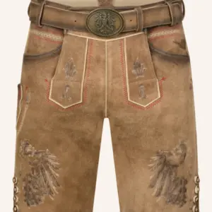 Lederhose Mei Hoamat mit Gürte