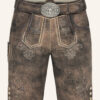 Lederhose Arijus mit Gürtel