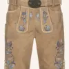 Lederhose Demian mit Gürtel
