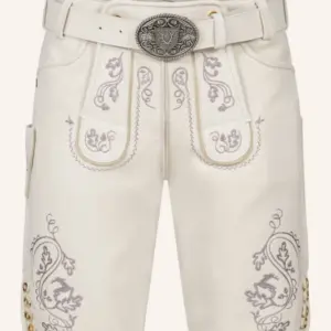 Lederhose Evan mit Gürtel