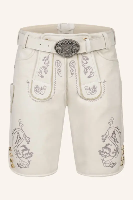 Lederhose Evan mit Gürtel